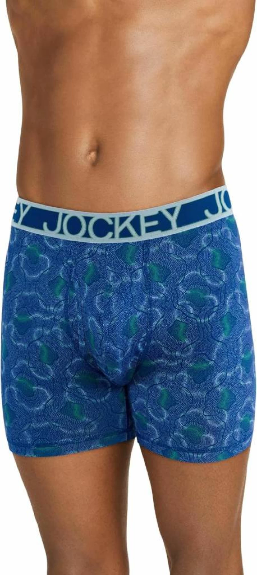 Jockey Men's Active Microfiber 5-Inch Boxer Briefs - Breathable Comfort Underwear for Sports & Everyday Wear