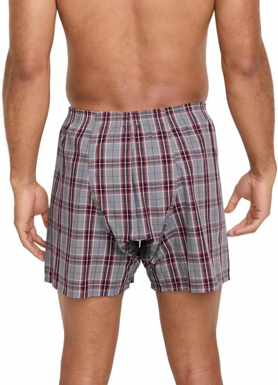 Jockey Men's Classic Cotton 5-Inch Boxer Briefs - 3 Pack Underwear Set