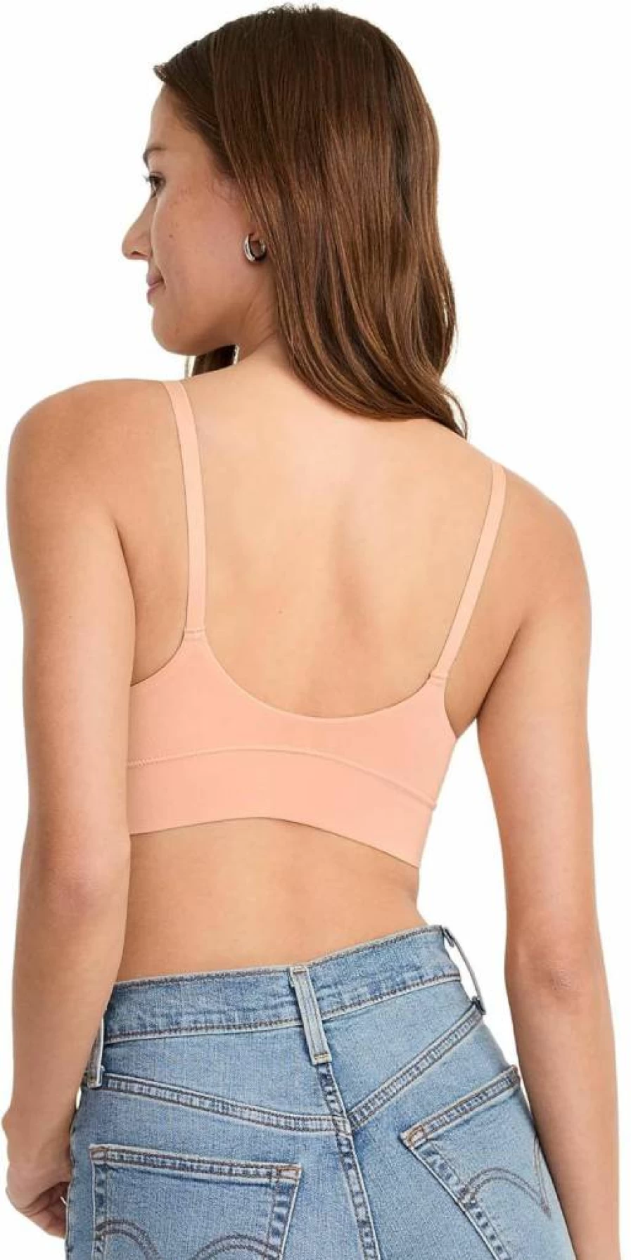 Jockey Women's Seamless Smooth T-Shirt Bralette - Comfortable Wire-Free Bra for Everyday Wear