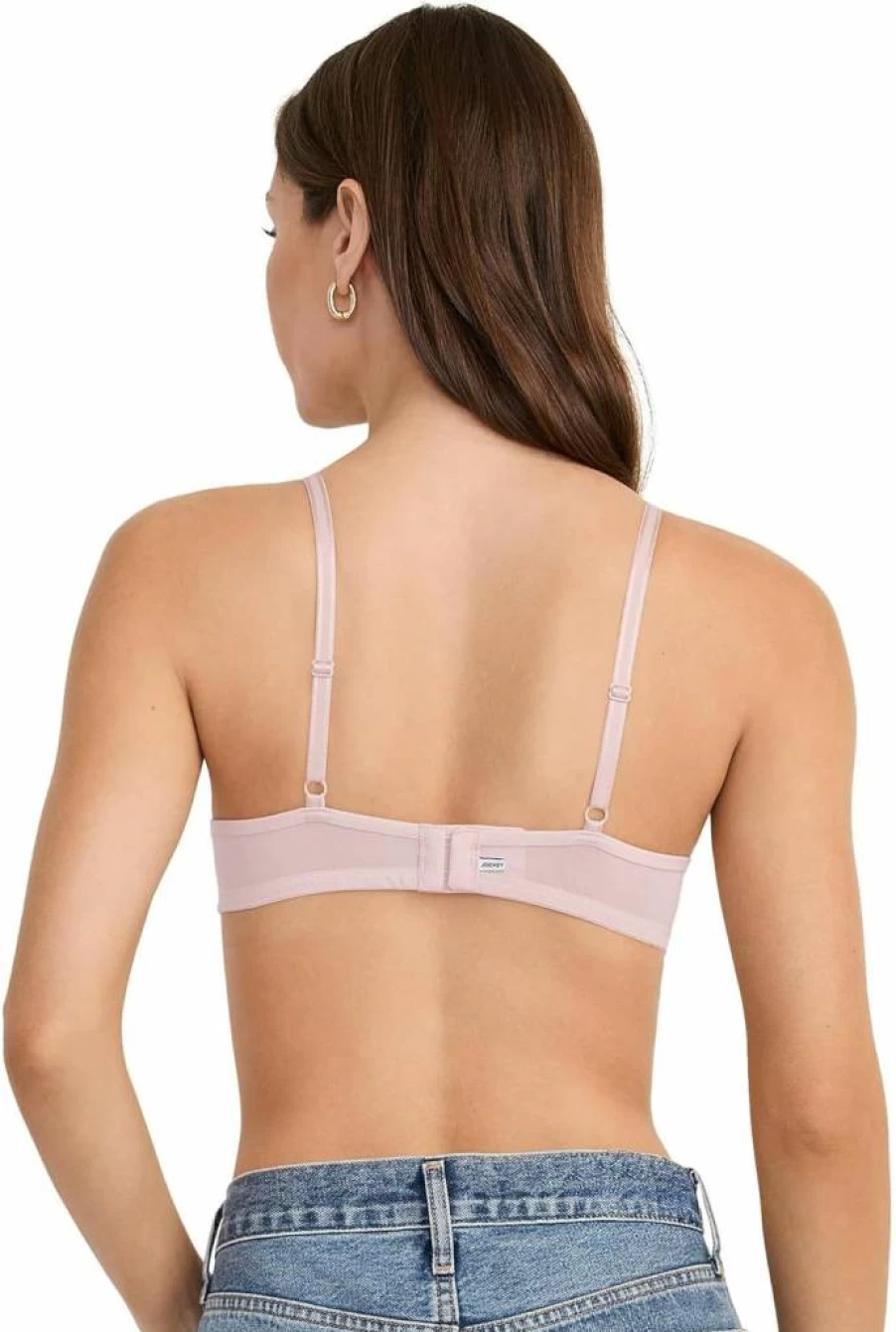 Jockey Women's Smooth & Sleek Lace Demi Underwire T-Shirt Bra - Comfortable Full Coverage Everyday Bra