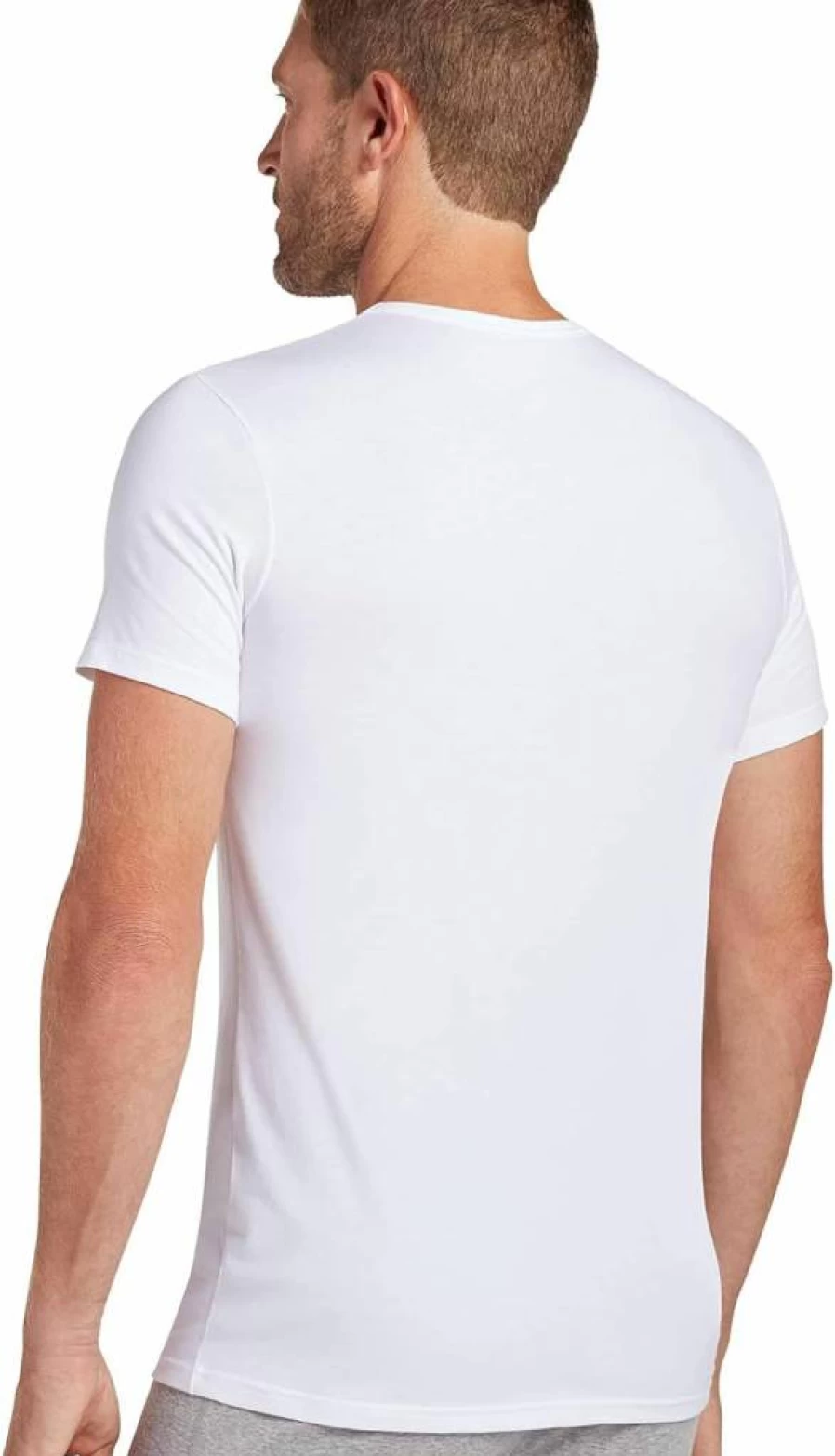 Jockey Men's Slim Fit Cotton Stretch Crew Neck Undershirt 2-Pack - Breathable Soft Comfortable Undershirts for Everyday Wear