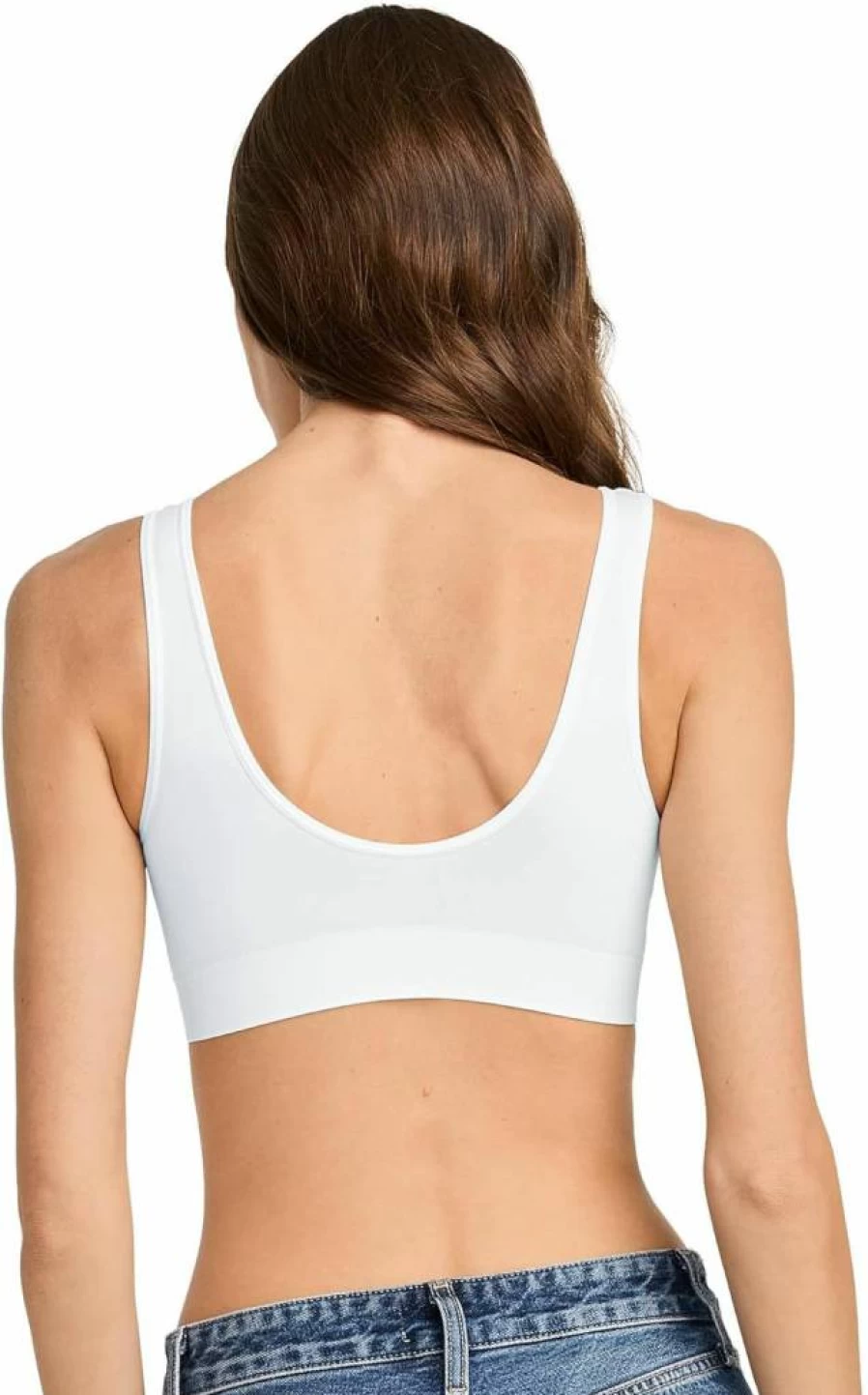 Jockey Women's Seamfree Stretch Bralette - Comfortable Tank Strap Bra for Everyday Wear