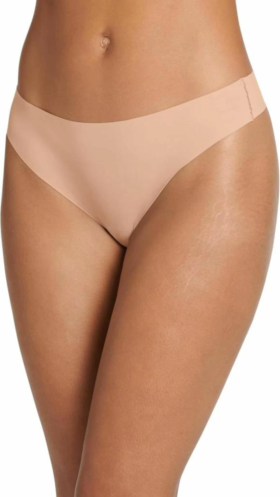 Jockey Women's Microfiber Thong Underwear - Seamless & Invisible Edge for Comfort