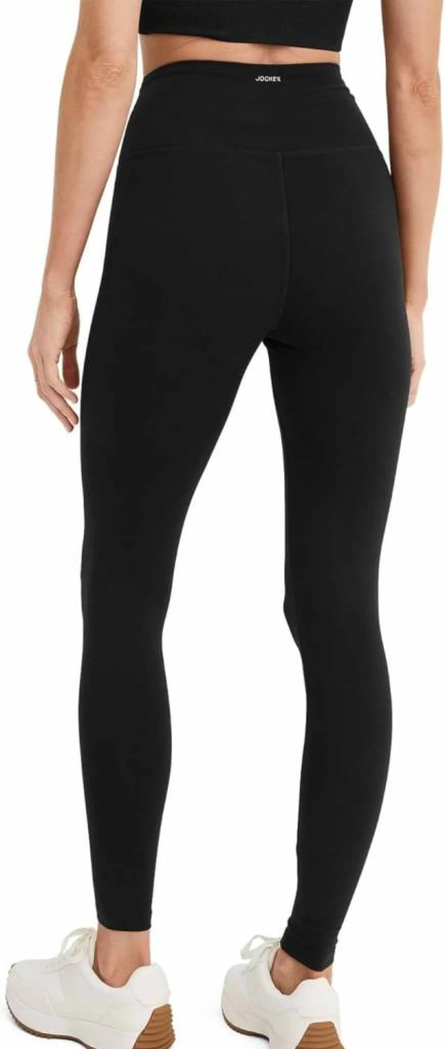 Jockey Women's High Rise Cotton Stretch Ankle Leggings - Activewear Comfort Fit Workout Yoga Pants