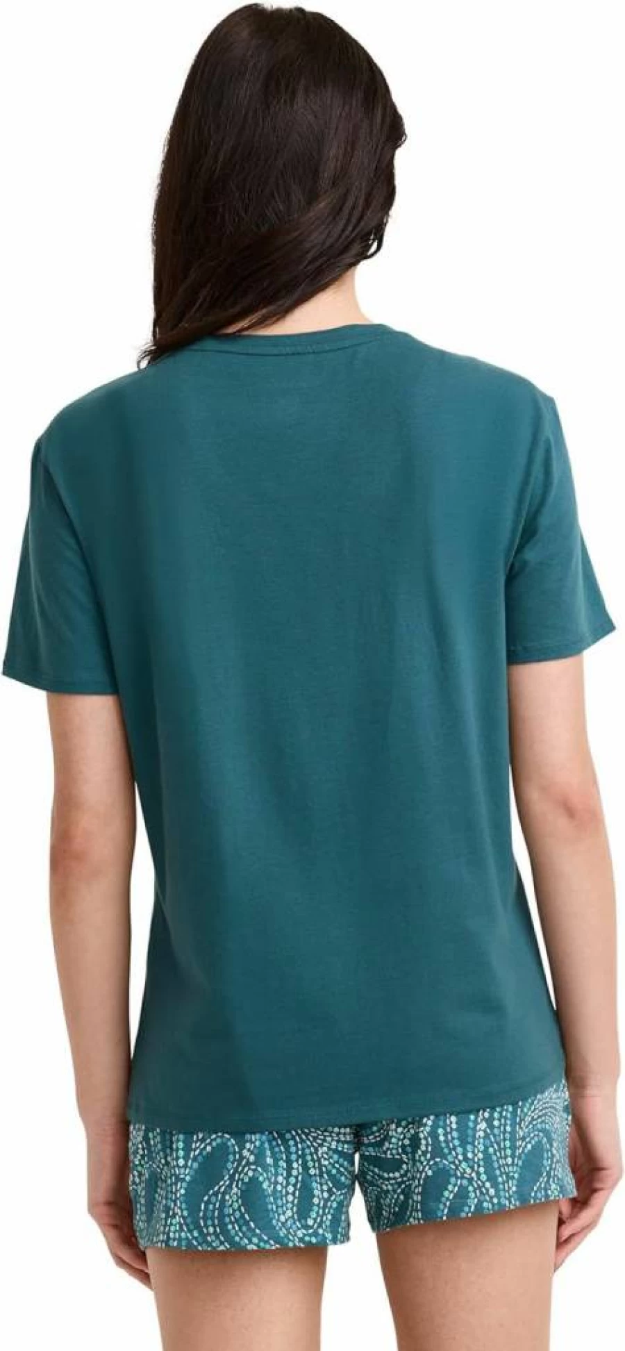 Jockey Women's Organic Cotton Sleepwear Top - Soft Stretch Short Sleeve Nightshirt