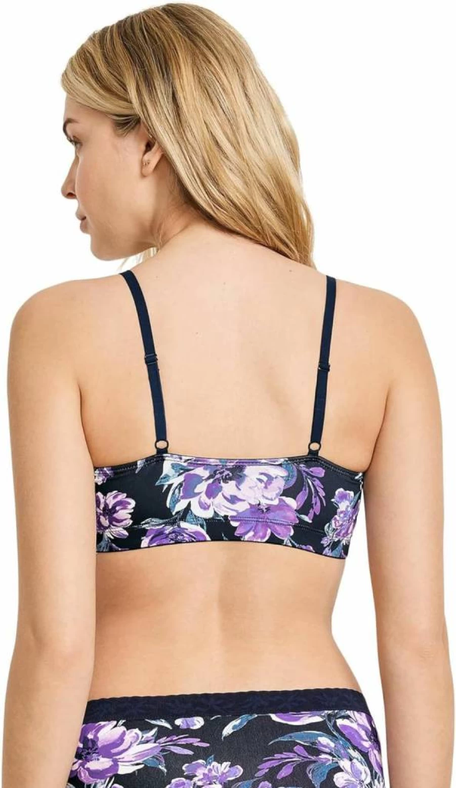 Jockey Women's Soft Stretch Lace Bralette - Comfortable Microfiber Wireless Bra