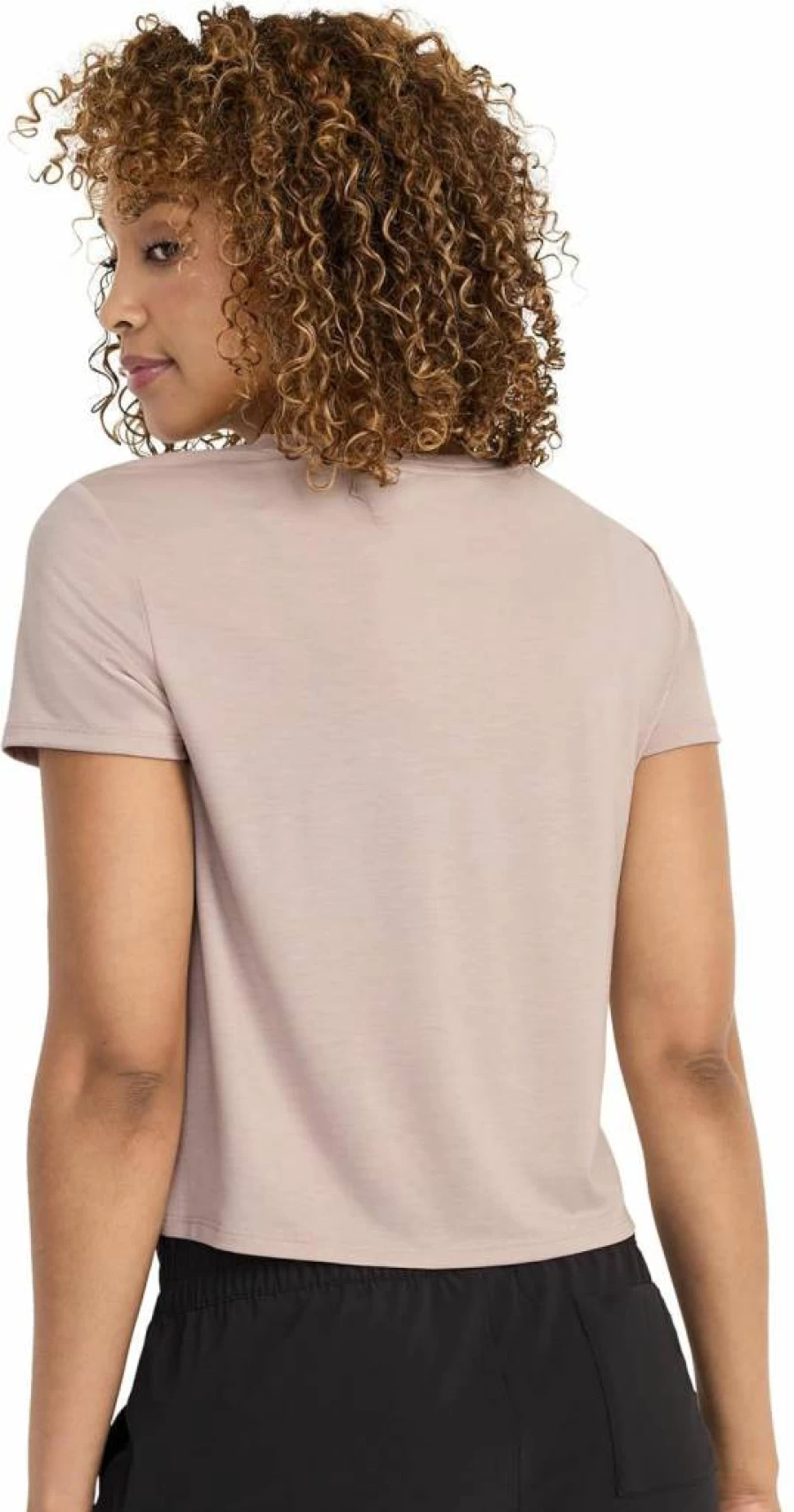 Jockey Women's Everactive Twist-Front Active Tee - Comfortable Workout Top for Women