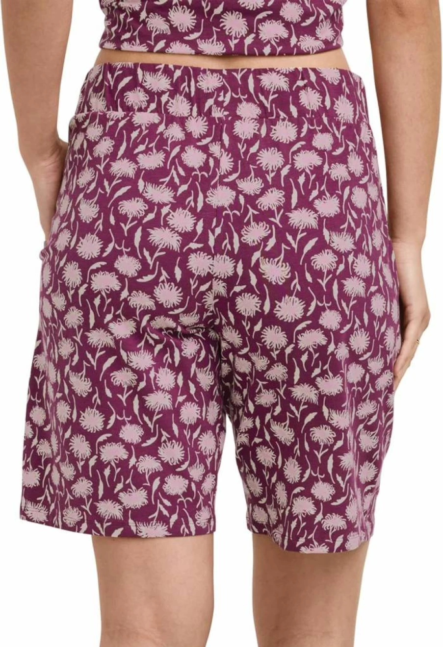 Jockey Women's Organic Cotton Stretch Sleep Shorts - Comfortable Bermuda Pajama Shorts
