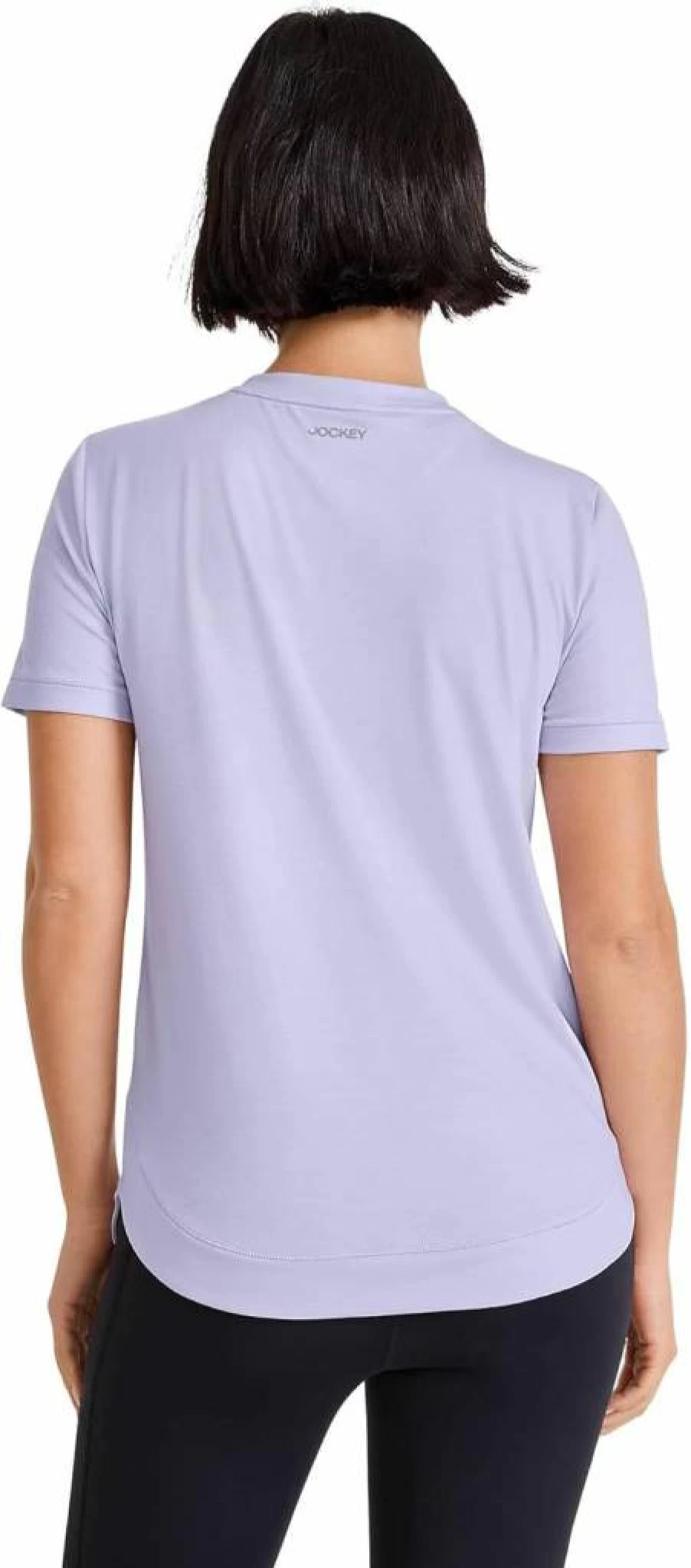 Jockey Women's Everactive Short Sleeve Crew Neck T-Shirt - Activewear Top for Comfort & Performance