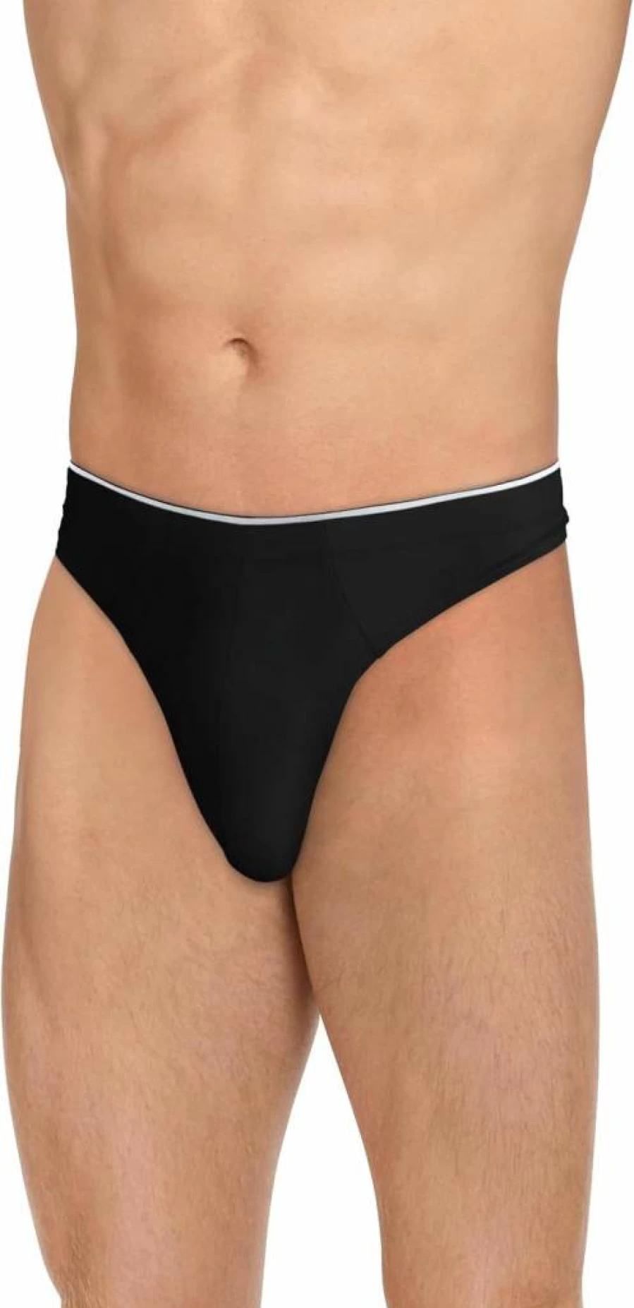 Jockey Men's True Style Thong Underwear 3-Pack - Comfortable Cotton Briefs for Everyday Wear
