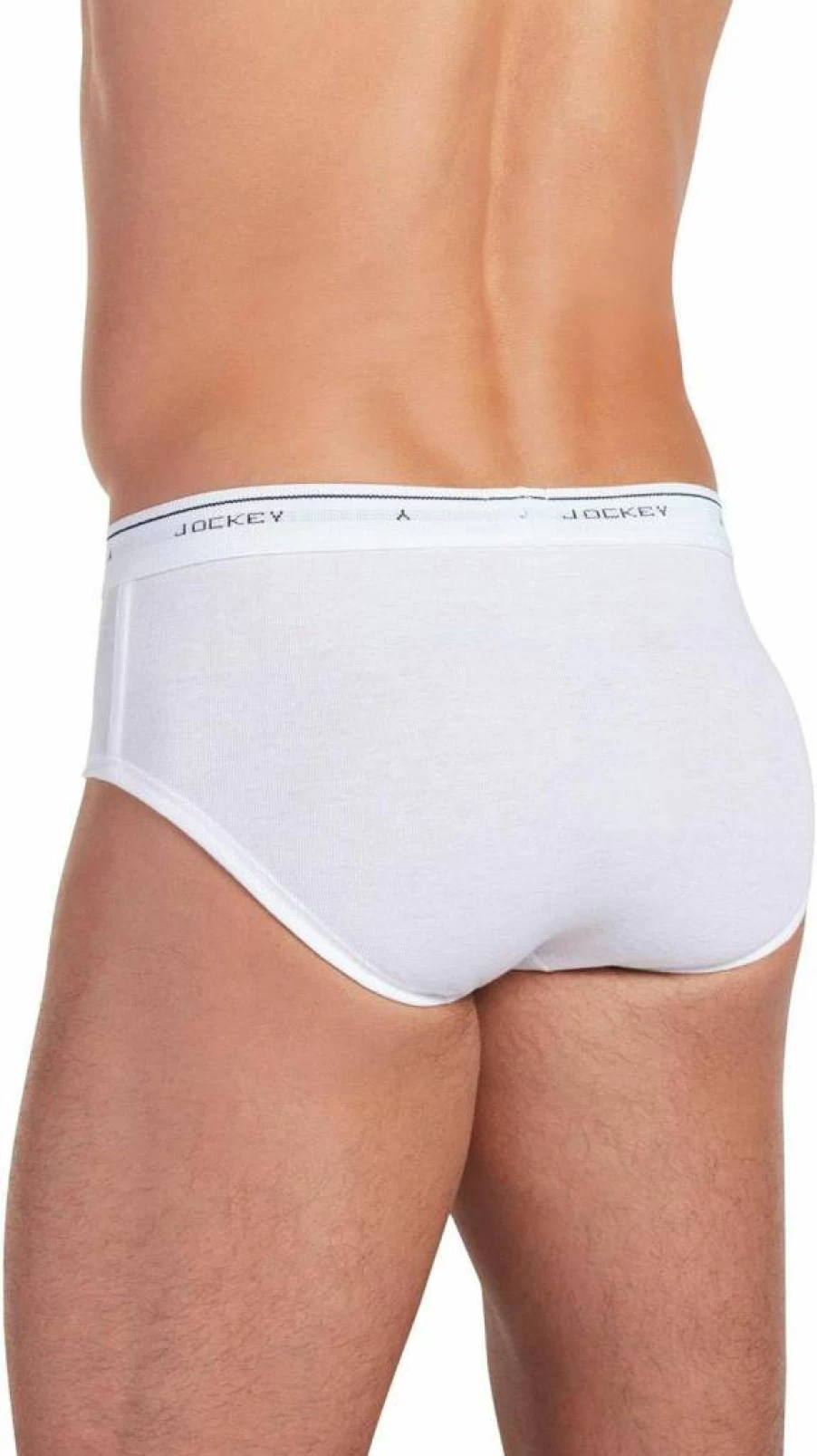 Jockey Men's Cotton Low Rise Brief Underwear - 3 Pack Comfort Fit Classic Boxer Shorts