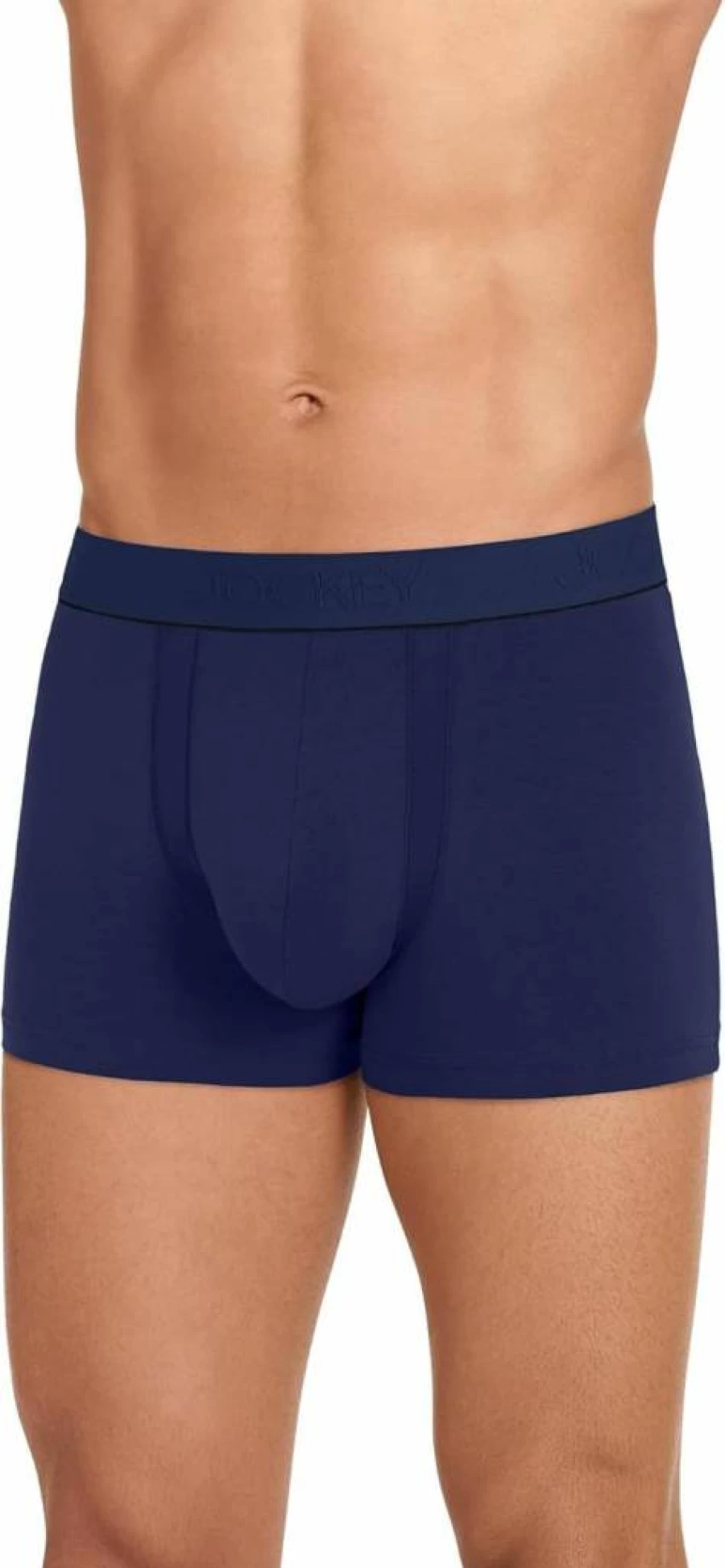 Jockey Men's Cotton Stretch 3" Trunk Underwear - Chafe Proof Pouch Comfort Boxer Briefs