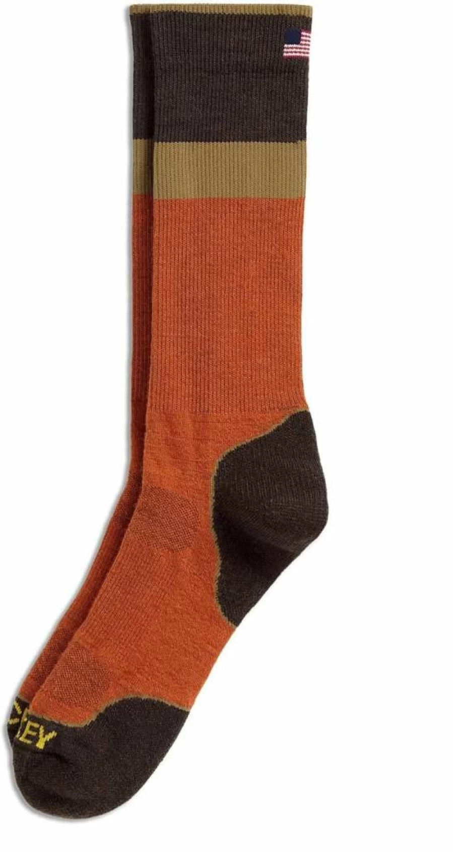 Jockey Men's Lightweight Merino Wool Crew Socks for Hiking - Made in USA