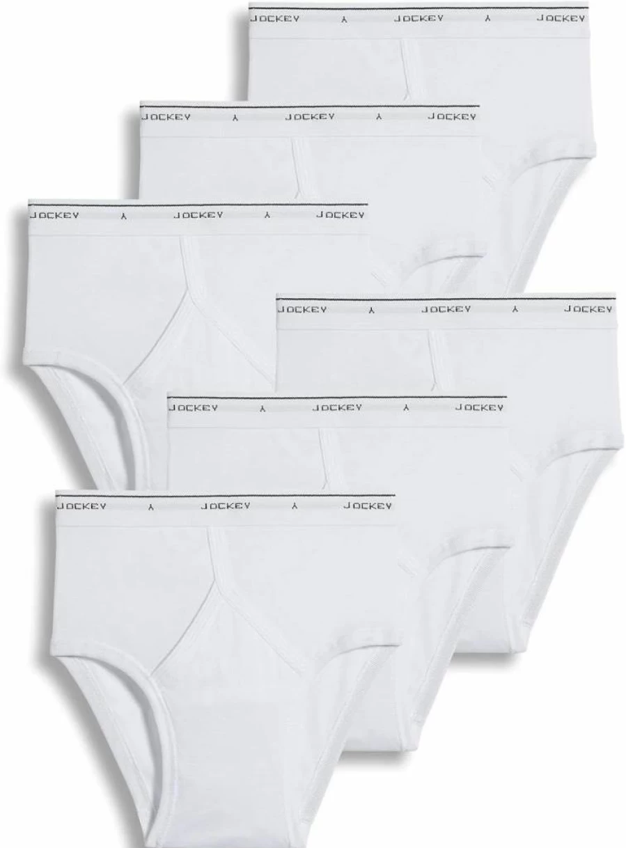 Jockey Men's Cotton Low Rise Brief Underwear - 6 Pack Comfortable Classic Fit