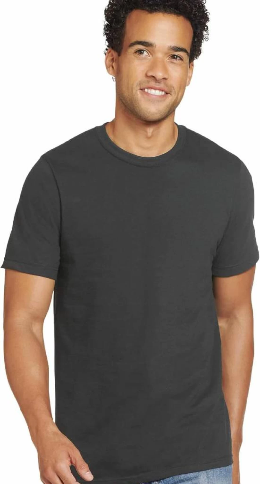 Jockey Men's 100% Cotton Crew Neck Undershirt T-Shirt 2-Pack - Tall Size, Made in USA