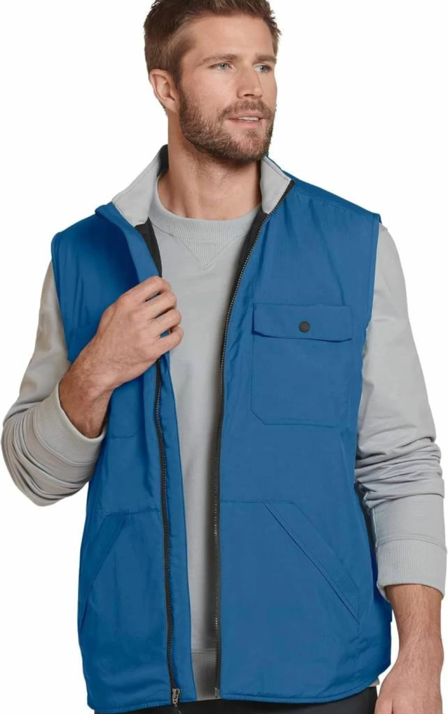 Jockey Men's Lightweight Insulated Vest for Outdoor Casual Wear