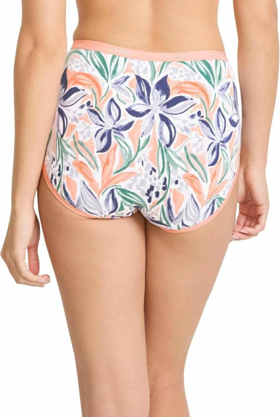 Jockey Women's Cotton Stretch Period Underwear - Moderate Absorbency, Comfortable Briefs for Worry-Free Protection