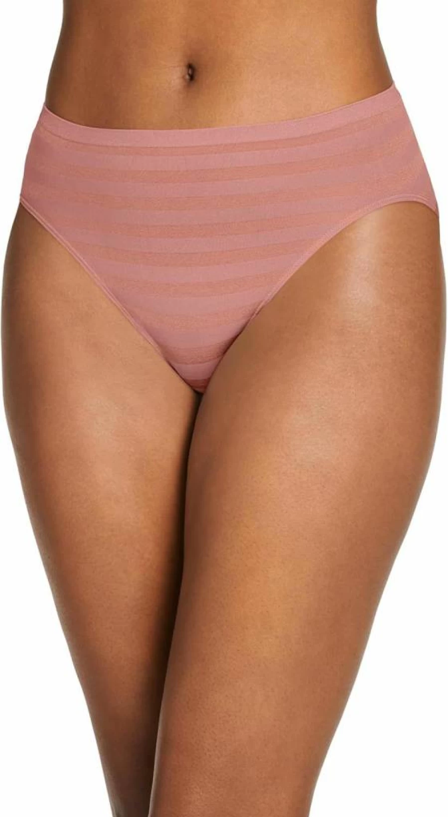 Jockey Women's Seamfree Hi-Cut Underwear - Matte & Shine Comfort for Everyday Wear