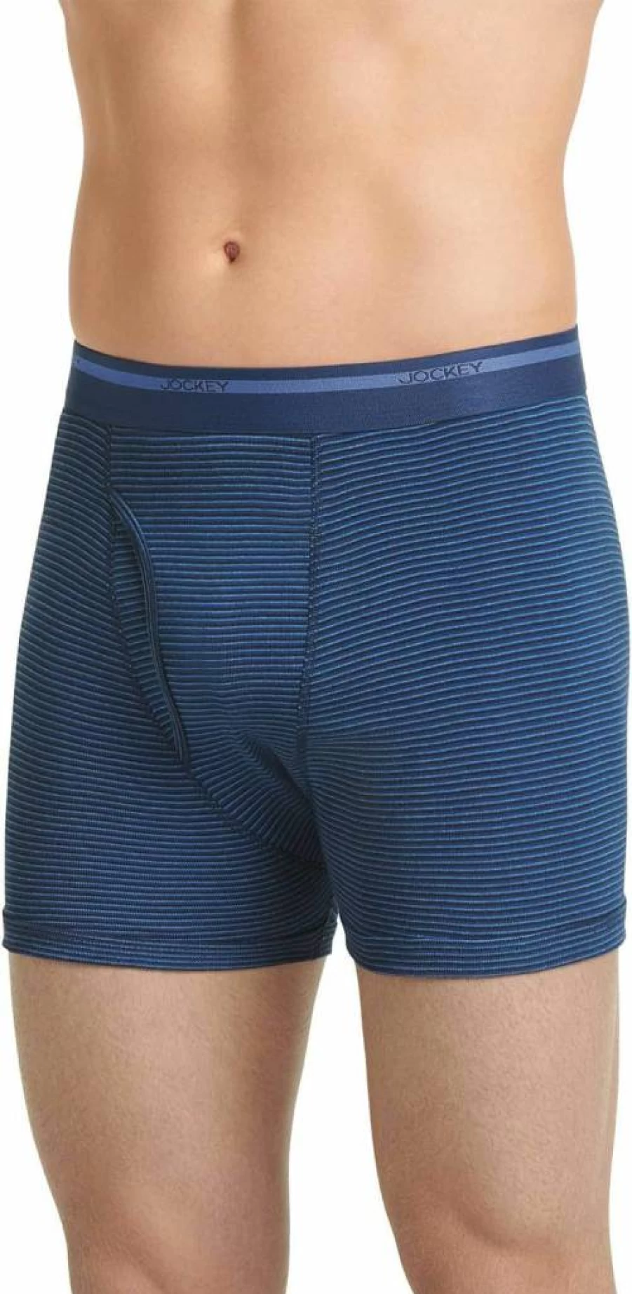 Jockey Men's Cotton 5-Inch Boxer Briefs 3-Pack - Lightweight Breathable Underwear for Comfort & Support