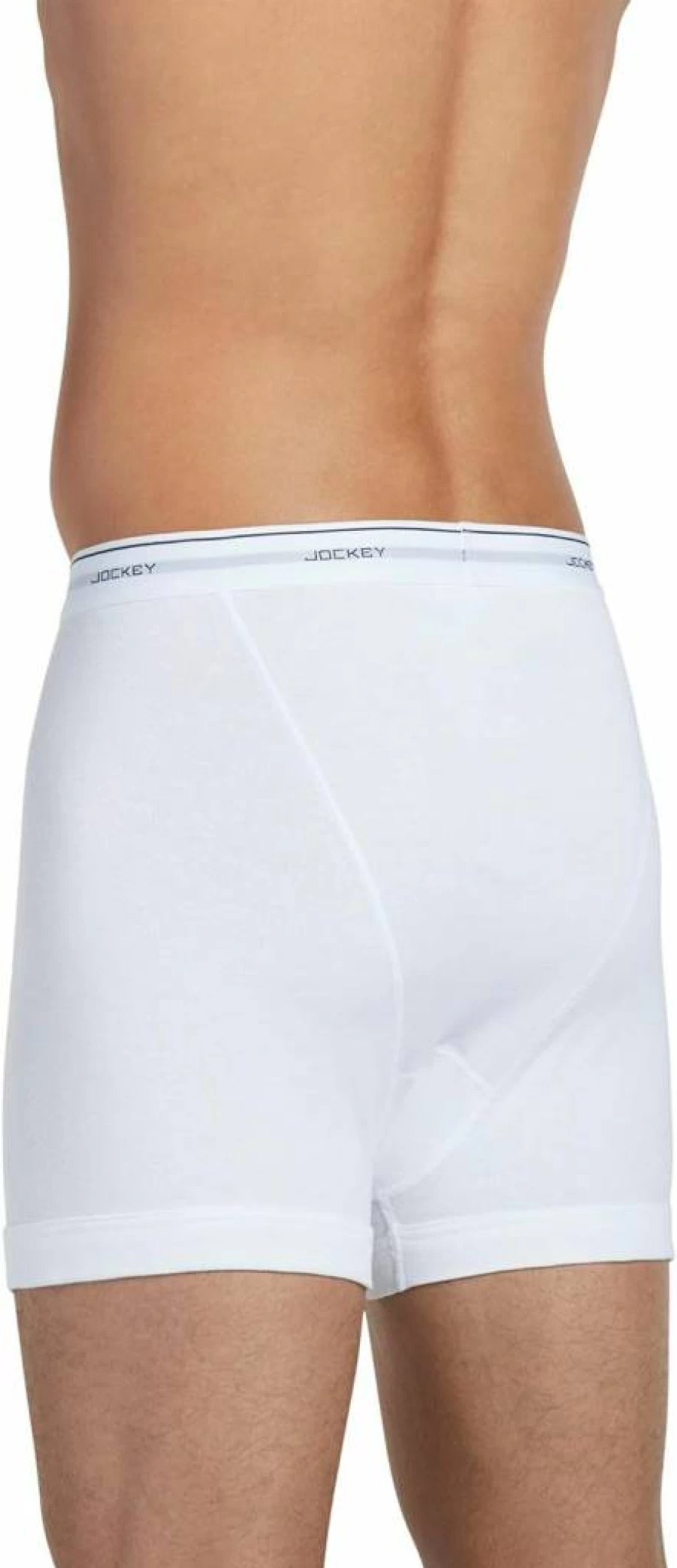 Jockey Men's Cotton 5-Inch Boxer Briefs 3-Pack - Comfortable Classic Fit Underwear for Men