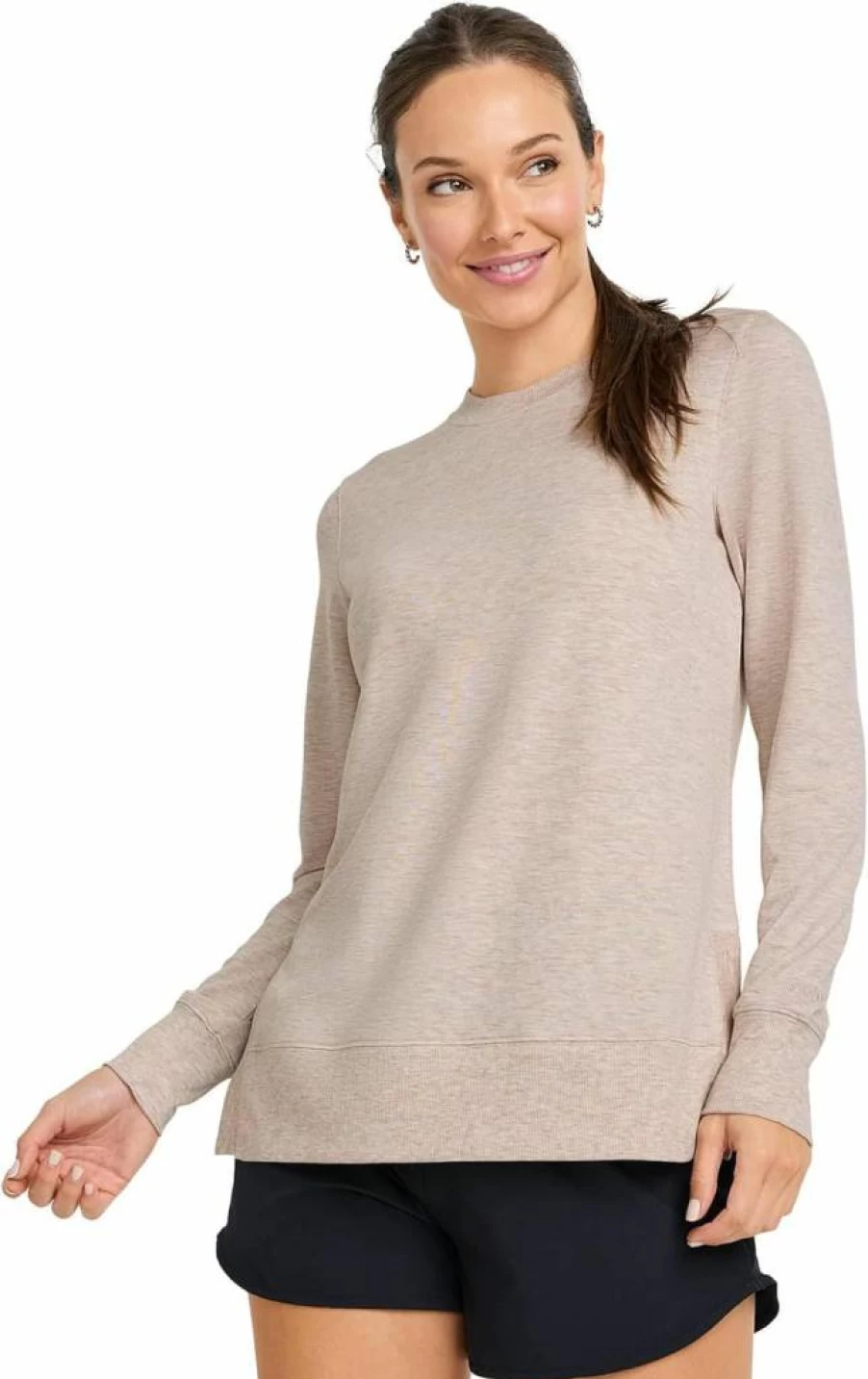 Jockey Women's French Terry Sweatshirt - Soft Lounge Pullover for Comfort & Style