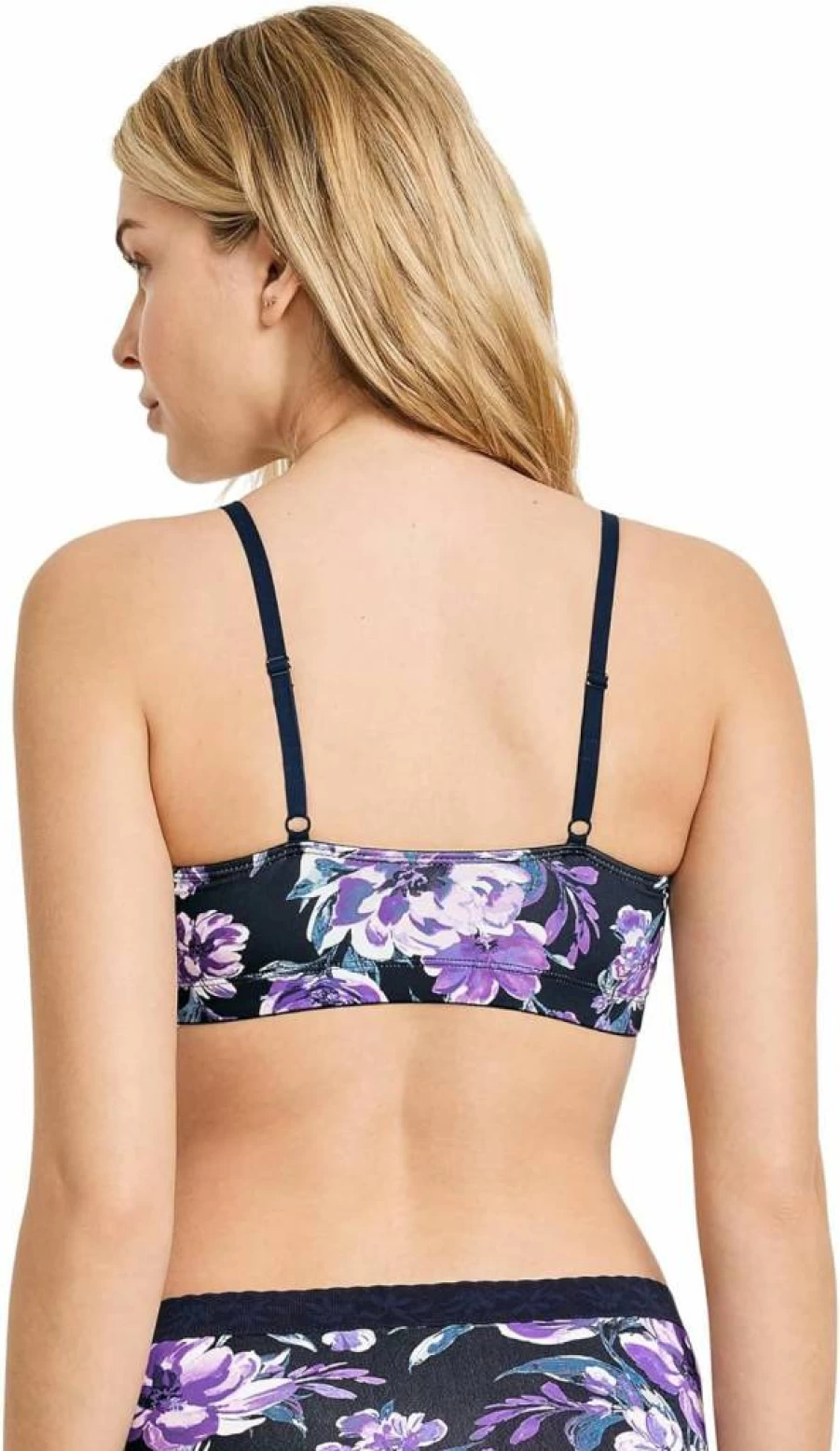 Jockey Women's Soft Stretch Lace Bralette - Comfortable Microfiber Wireless Bra