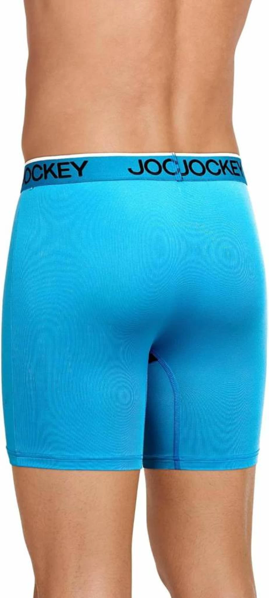 Jockey Men's Microfiber 6-Inch Boxer Briefs with Chafe-Proof Pouch - 3-Pack Comfort Underwear