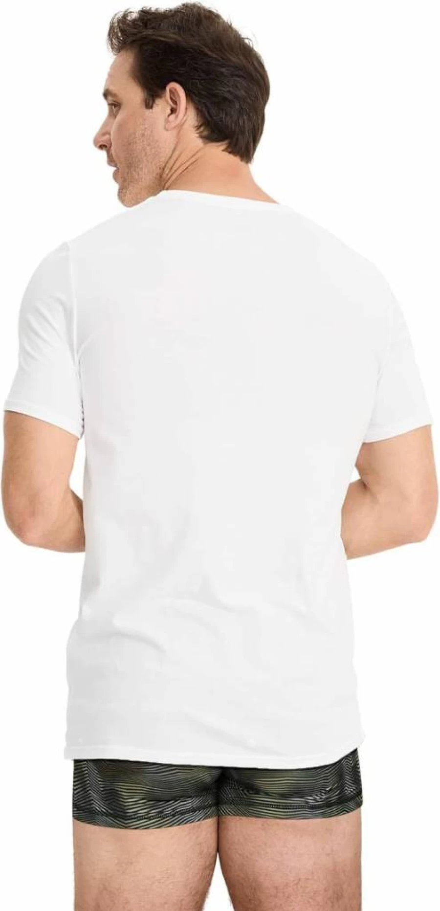 Jockey Men's Cotton Stretch Crew Neck Undershirt 3-Pack - Soft Breathable Comfort Fit Underwear