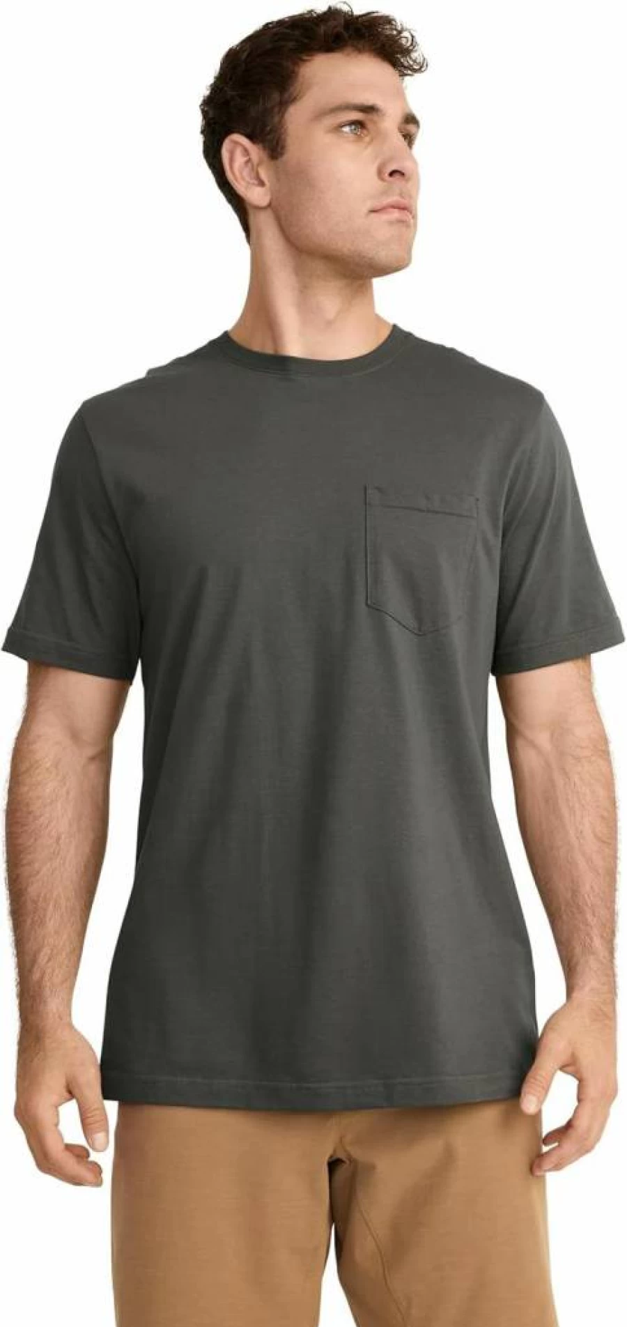 Jockey Men's Made in USA Heritage Short Sleeve Pocket T-Shirt - Casual Cotton Tee