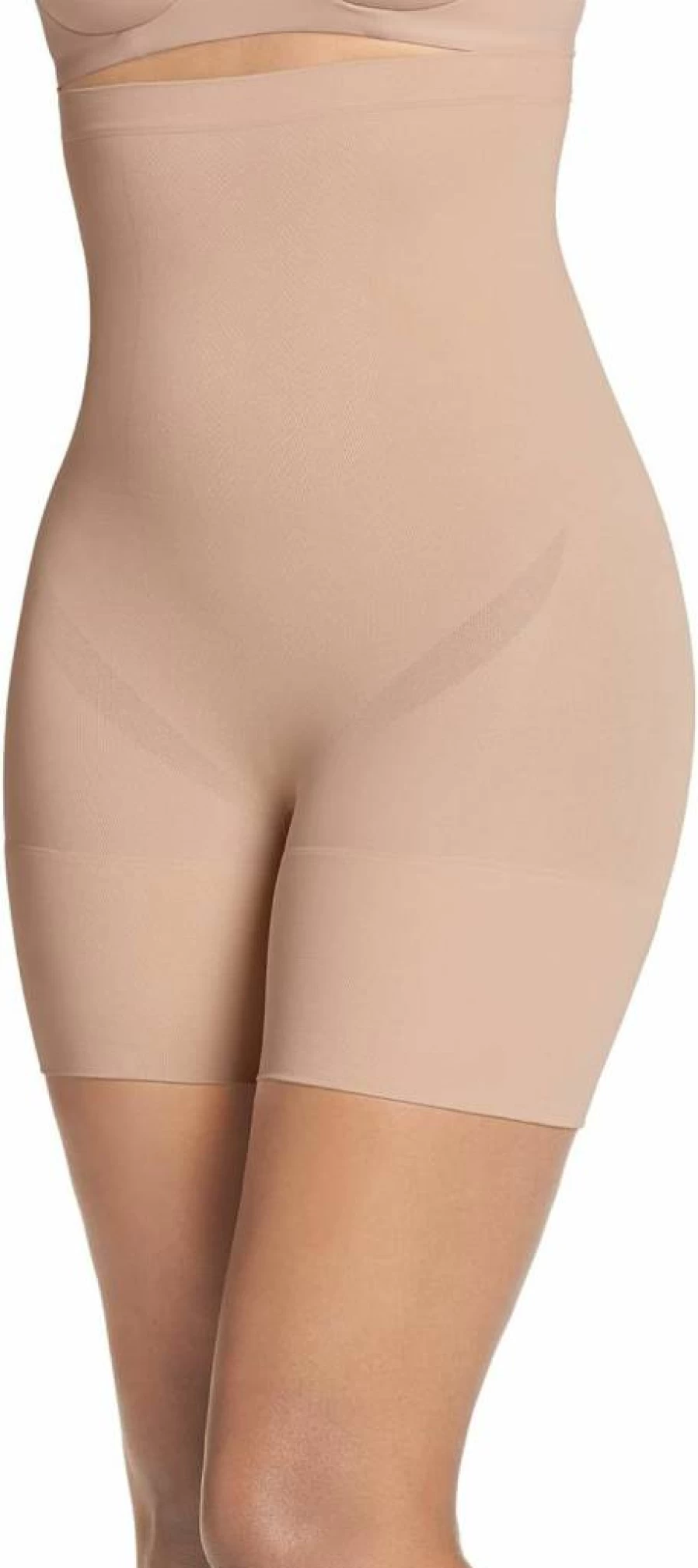 Jockey Women's High-Waist Shapewear Shorts - Seamfree Core Control & Body Smoothing Mid-Thigh Skimmies