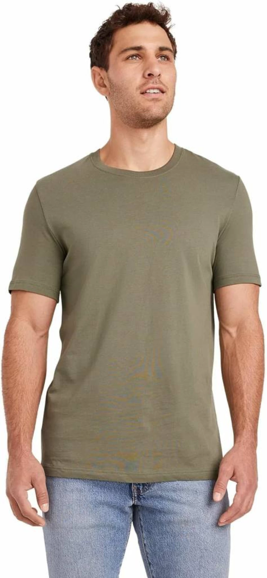 Jockey Men's Made2Fit Crew Neck Casual T-Shirt - Comfortable & Stylish Cotton Tee