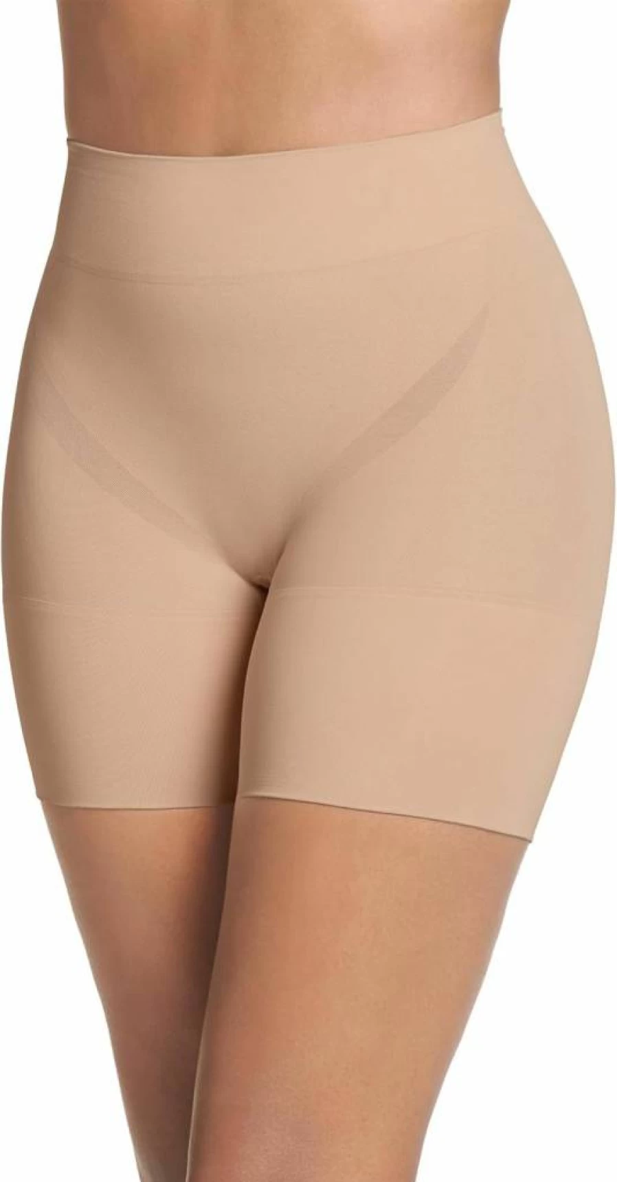 Jockey Women's Shapewear Skimmies - Seamless Tummy Control Mid-Thigh Shorts for Smoothing & Comfort
