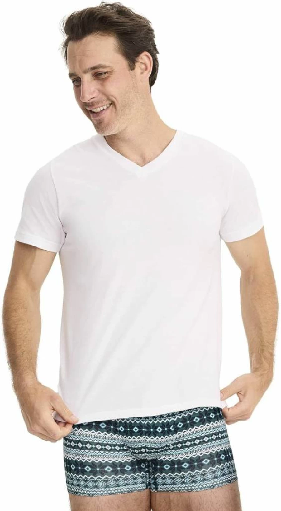 Jockey Men's Cool Comfort Stretch Cotton V-Neck Undershirt - Breathable Soft undershirt for Men