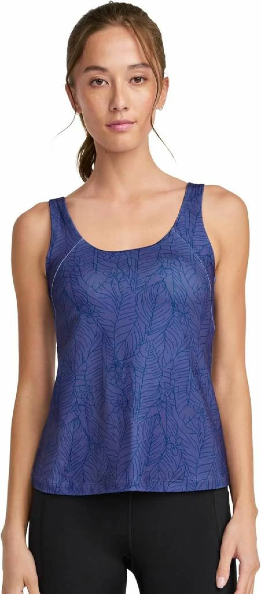 Jockey Women's EverActive Tank Top with Built-In Bra - Comfortable Workout Activewear