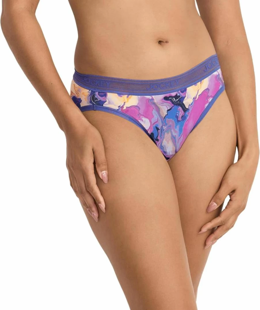 Jockey Women's Microfiber Bikini Underwear - Moderate Absorbency, Comfortable & Worry-Free