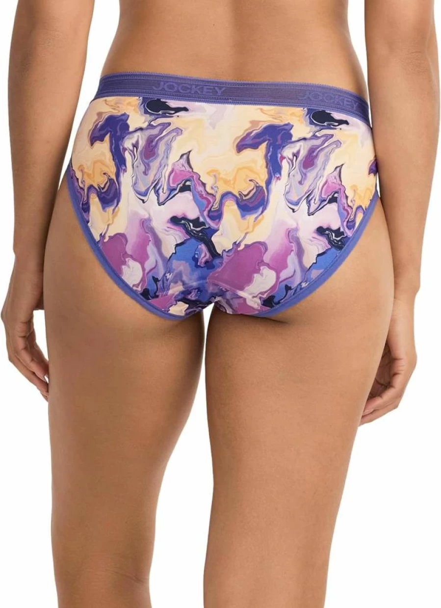 Jockey Women's Microfiber Bikini Underwear - Moderate Absorbency, Comfortable & Worry-Free
