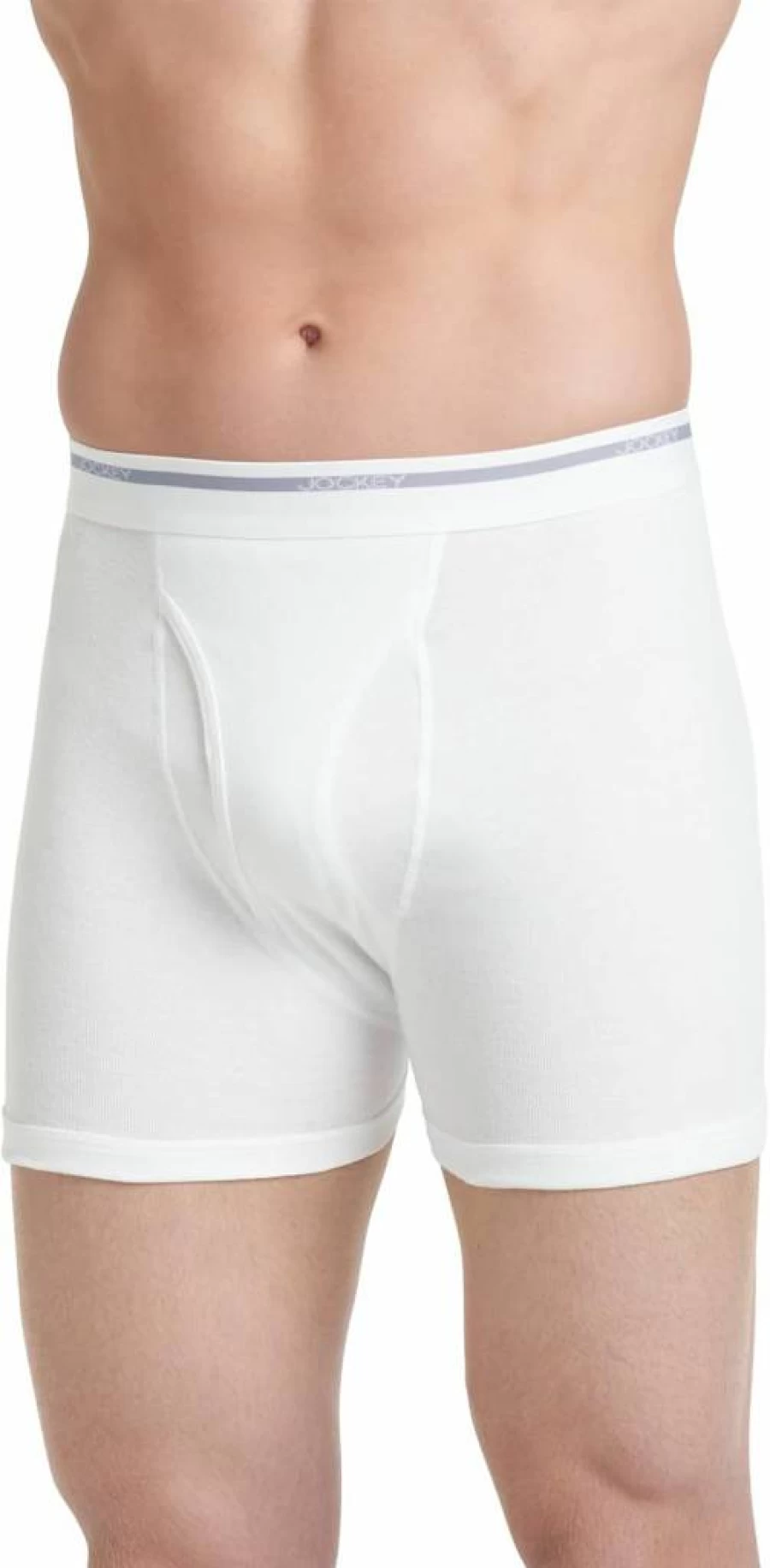 Jockey Men's Lightweight Cotton 5-Inch Boxer Briefs 6-Pack - Breathable Comfort Underwear