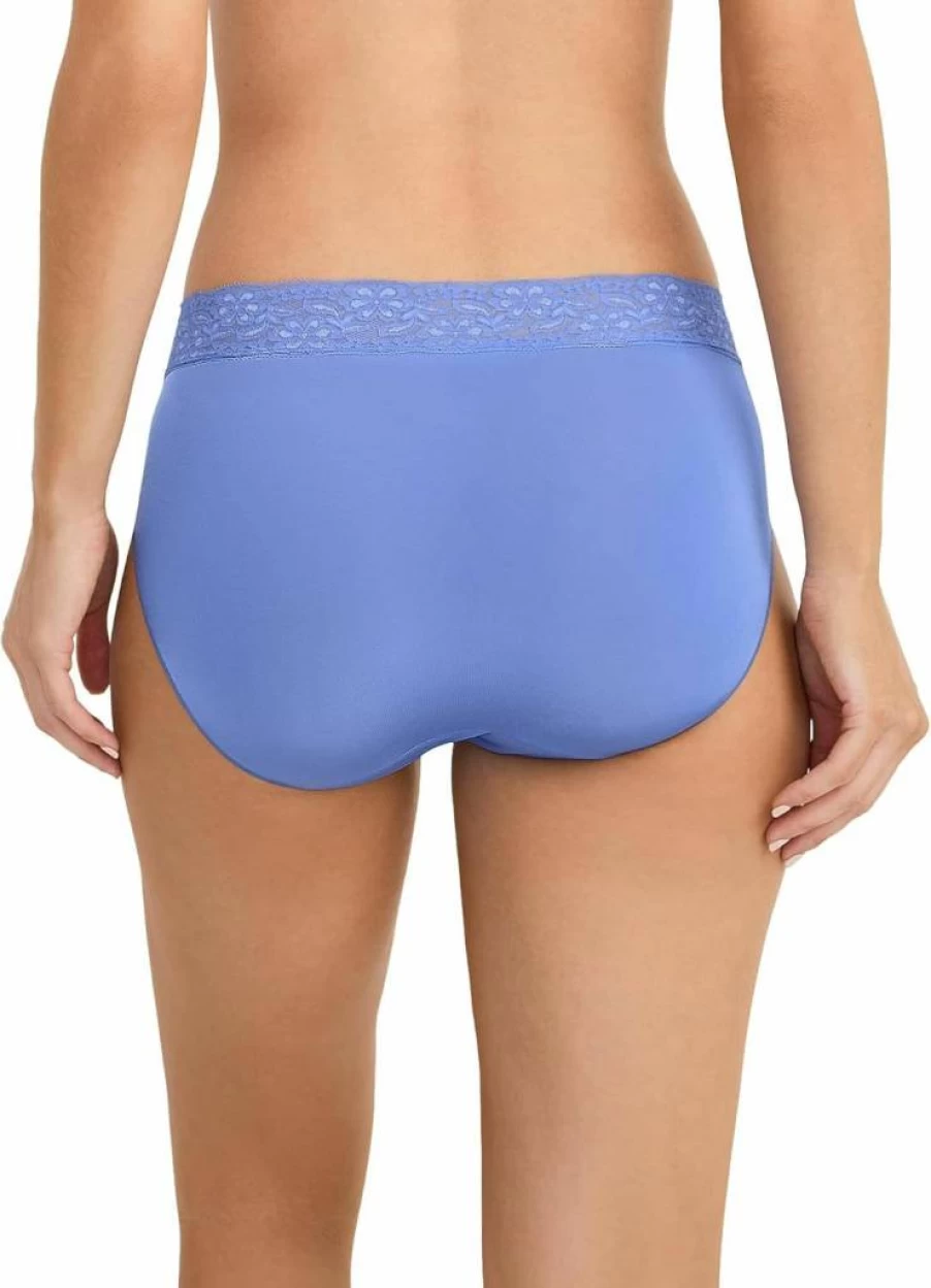 Jockey Women's No Show Lace Bikini Underwear - Seamless Tactel Panty Line Promise Briefs