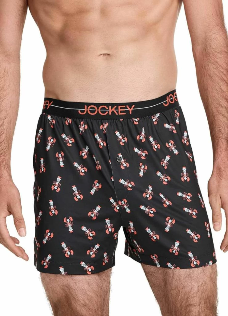 Jockey Men's Active Microfiber 4.5" Boxer Briefs - Comfortable & Breathable Underwear for Sports & Daily Wear