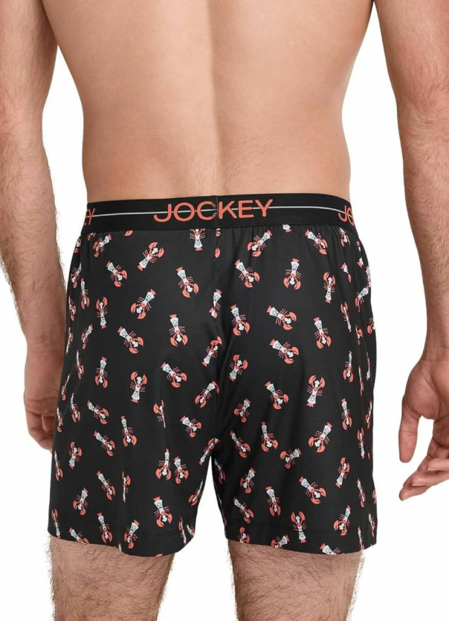 Jockey Men's Active Microfiber 4.5" Boxer Briefs - Comfortable & Breathable Underwear for Sports & Daily Wear