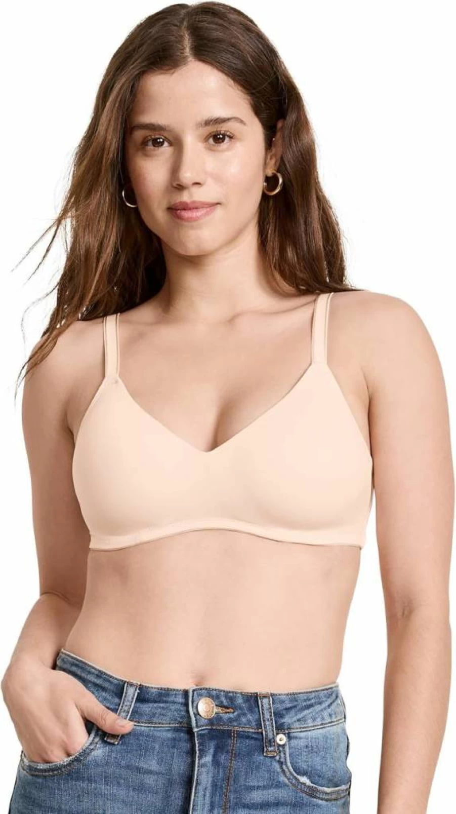 Jockey Women's Wireless T-Shirt Bra - Smooth & Sleek Microfiber Full Coverage Comfort Bra