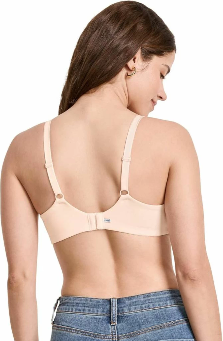 Jockey Women's Wireless T-Shirt Bra - Smooth & Sleek Microfiber Full Coverage Comfort Bra