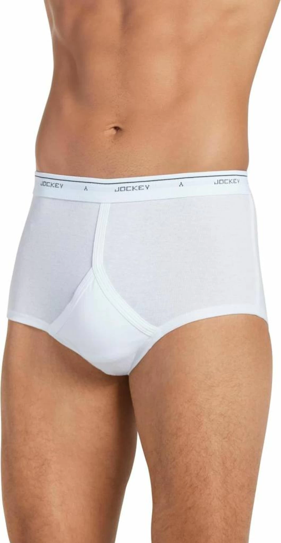 Jockey Men's Classic Brief Underwear - 6 Pack, Comfort Fit for Big & Tall, Soft Cotton, Breathable, Multipack