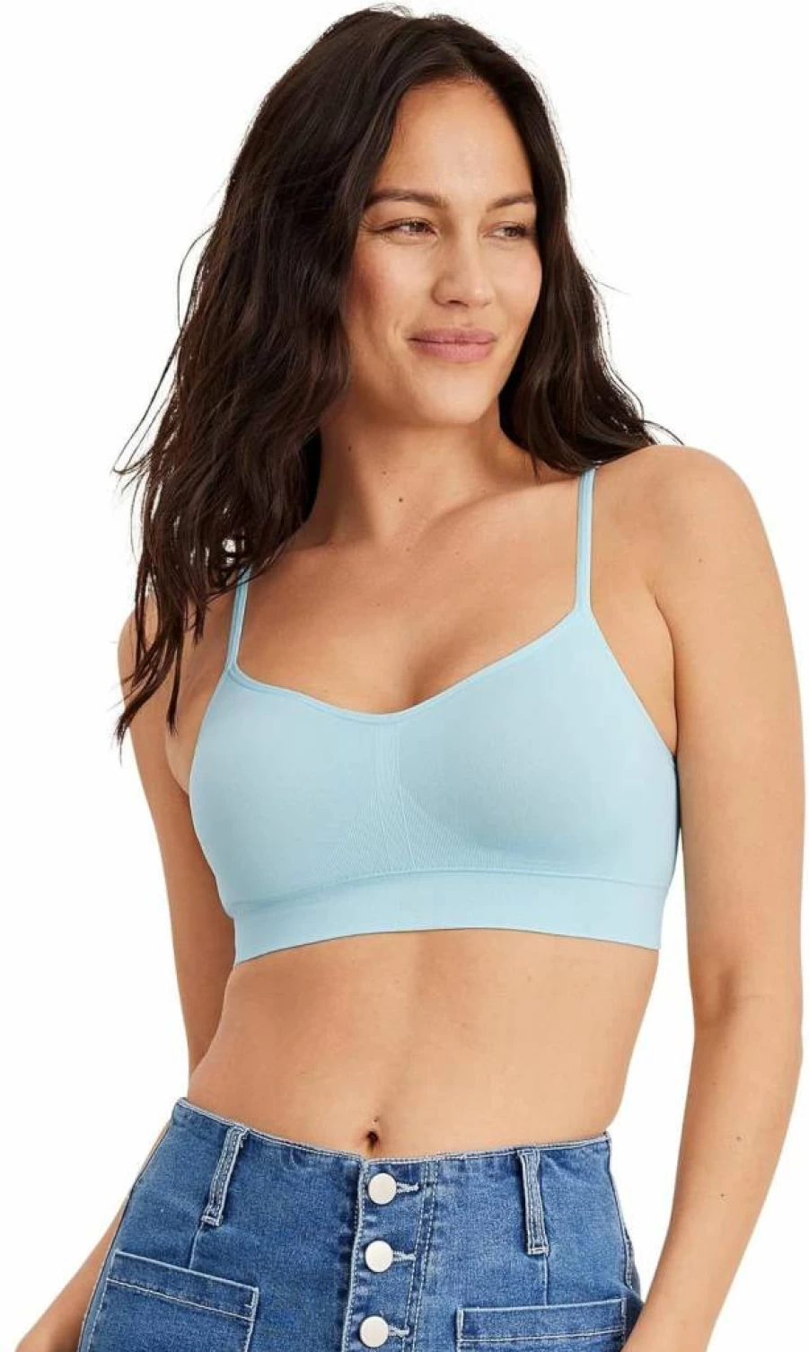 Jockey Women's Seamfree Comfort Stretch Bralette - Modern Micro Cami Strap Bra
