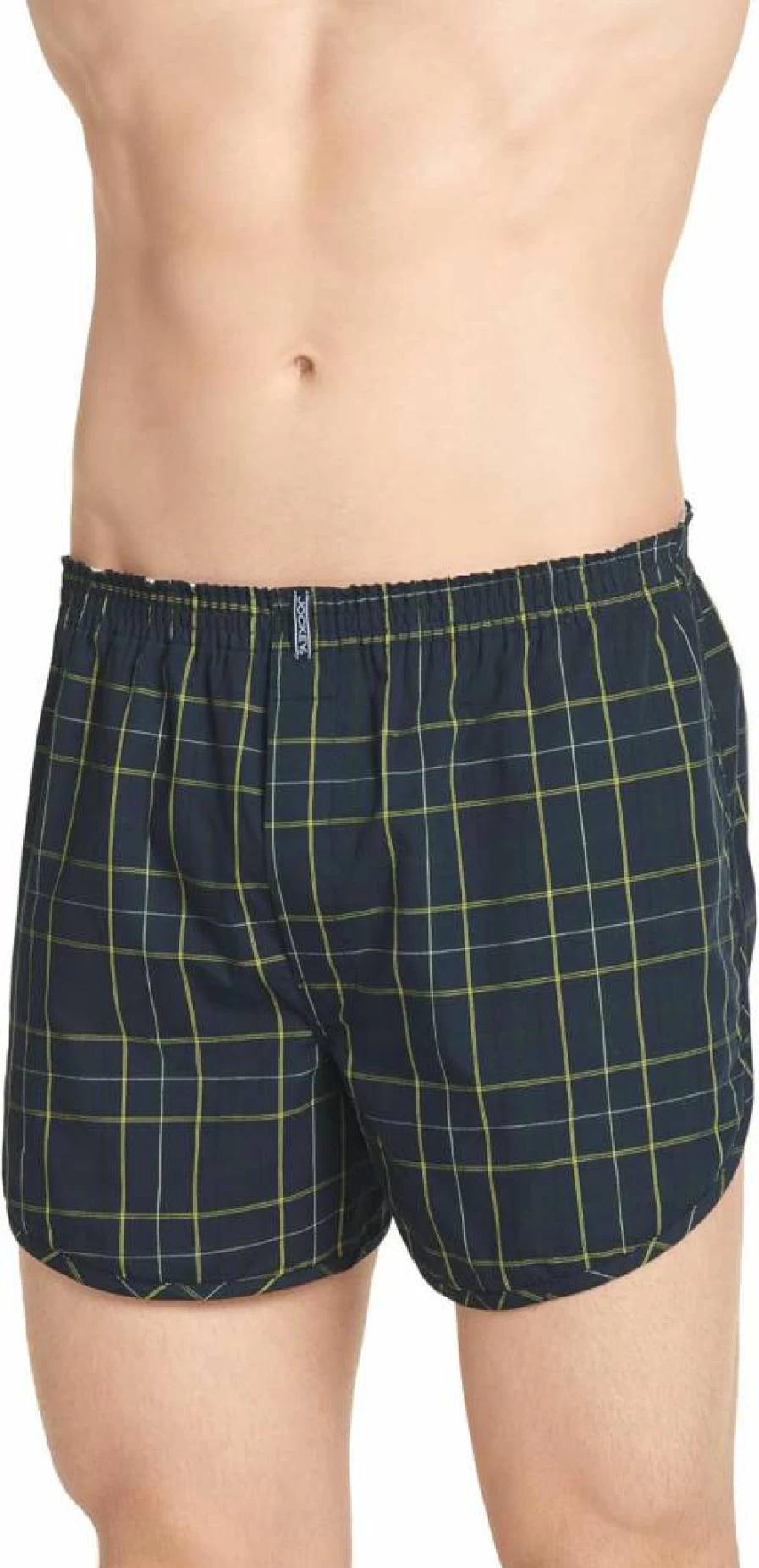 Jockey Men's Cotton 5-Inch Boxer Briefs 4-Pack - Soft Comfort Underwear for Everyday Wear