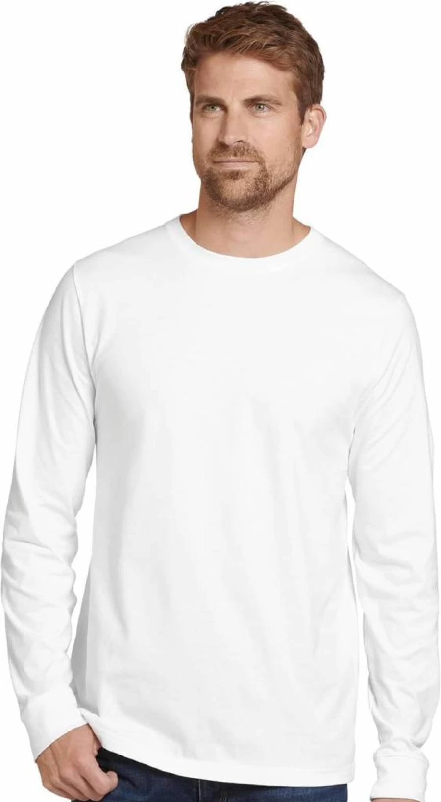 Jockey Men's Heritage Long Sleeve T-Shirt | Made in USA | Casual Cotton Tee