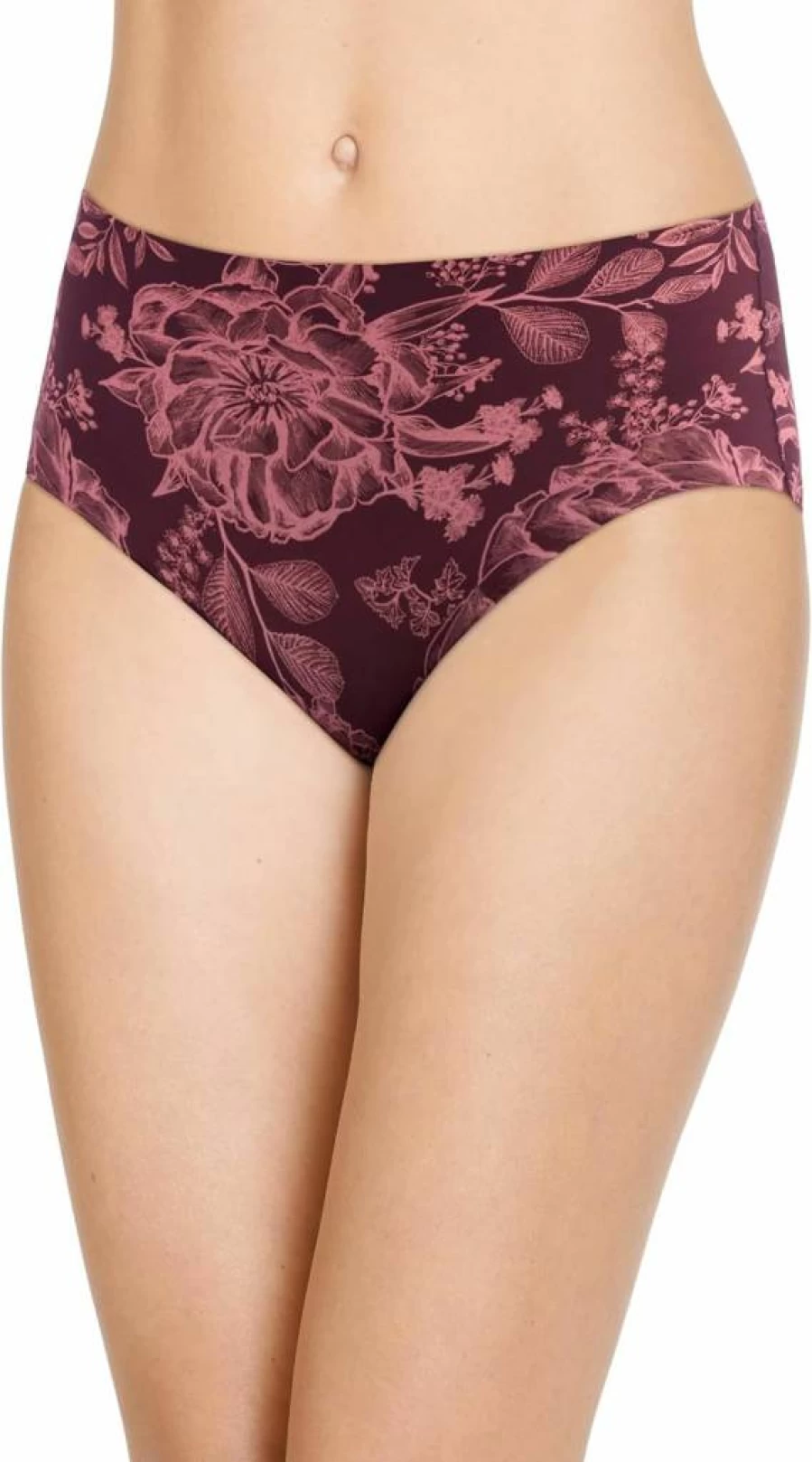 Jockey Women's Microfiber Invisible Edge Briefs - Seamless Comfort Underwear
