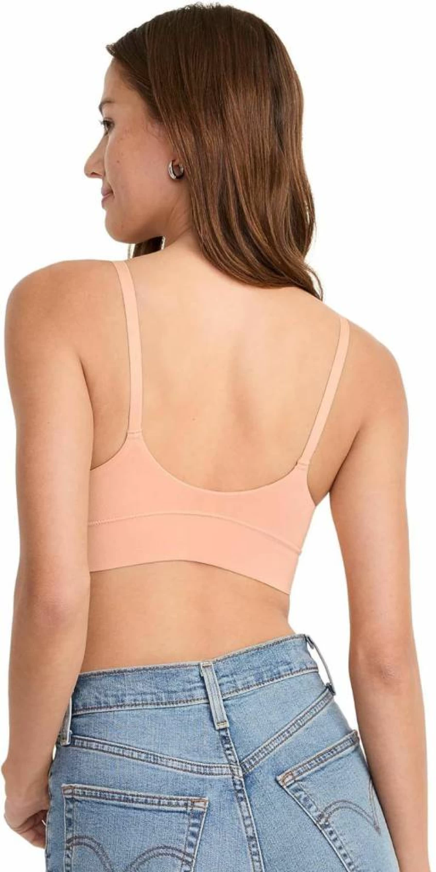 Jockey Women's Seamless T-Shirt Bralette - Smooth Comfort Wireless Bra
