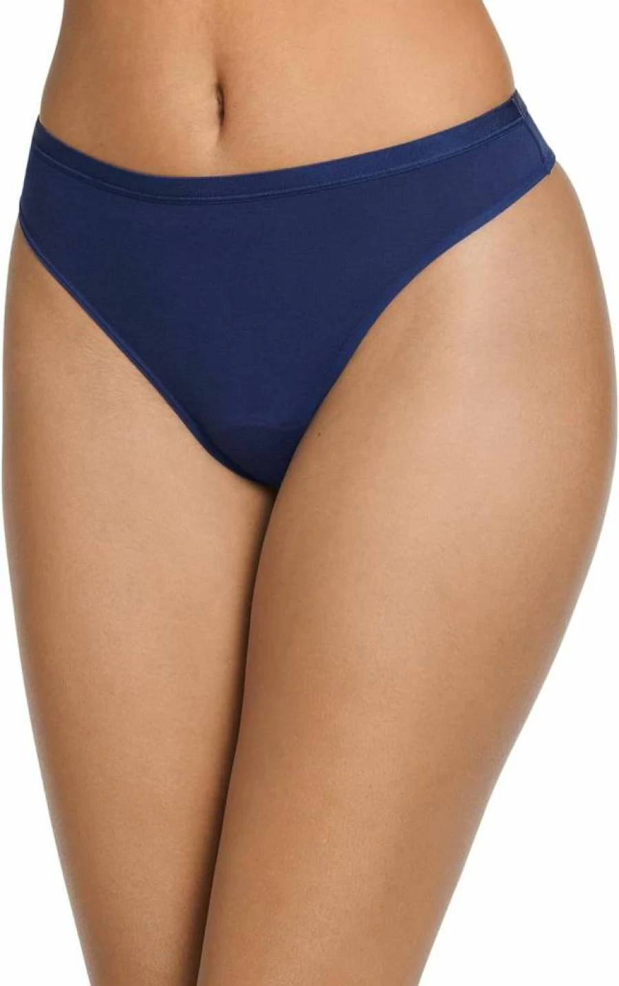 Jockey Women's Cotton Stretch Thong - Light Absorbency, Worry-Free Comfort Underwear