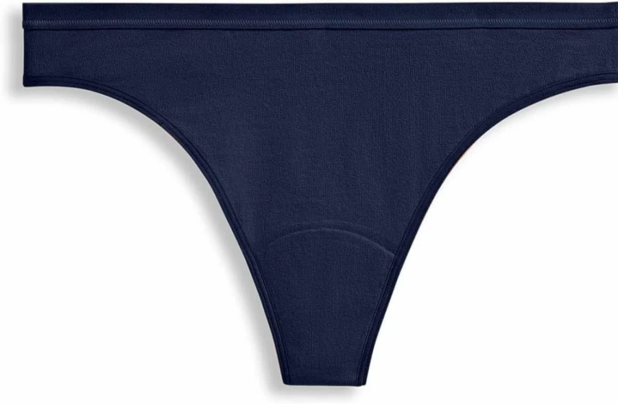 Jockey Women's Cotton Stretch Thong - Light Absorbency, Worry-Free Comfort Underwear